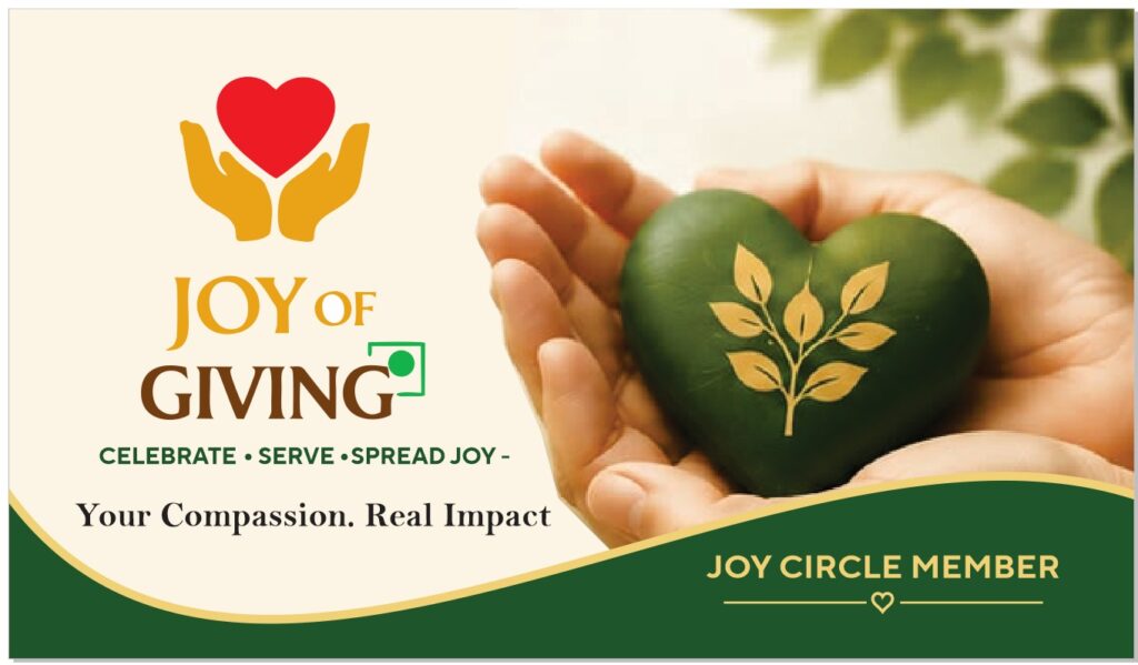 joy of giving initiative by swaad group